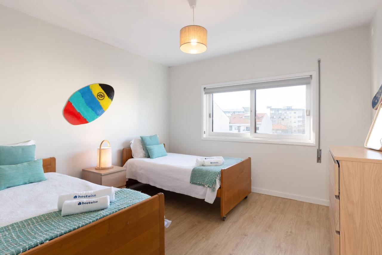 Host Wise - Trendy Bright Flats With Jacuzzi - 5 Min Beach Matosinhos  Bagian luar foto