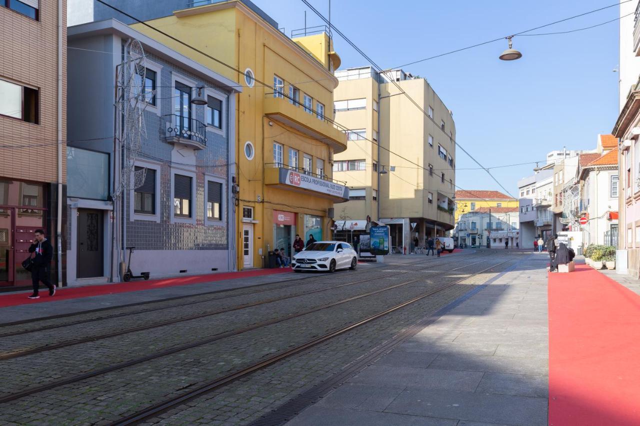 Host Wise - Trendy Bright Flats With Jacuzzi - 5 Min Beach Matosinhos  Bagian luar foto